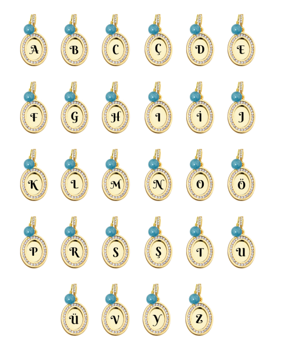 Taşlı Oval Çerçeveli Harfli Gümüş Kolye Doğaltaş Ekli Taşlı Oval Çerçeveli Harfli Gümüş Kolye Doğaltaş Ekli