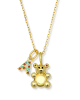 Taşlı Harfli Sevimli Ayıcık (Teddy Bear) Minimal Kolye Taşlı Harfli Sevimli Ayıcık (Teddy Bear) Minimal Kolye